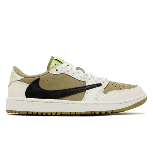 Travis Scott X Air Jordan 1 Low Golf Neutral Olive