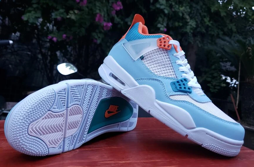 Union x Air Jordan 4 Blue-1