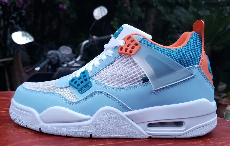 Union x Air Jordan 4 Blue-1
