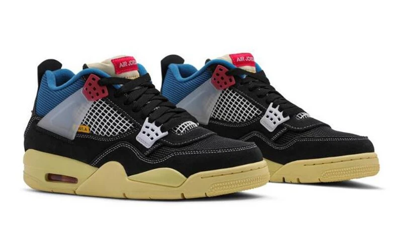 Union x Air Jordan 4 Retro Off Noir-1