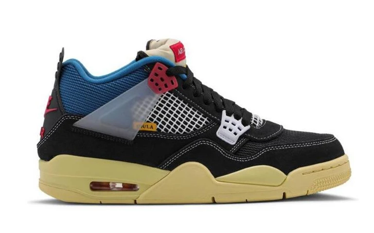 Union x Air Jordan 4 Retro Off Noir-1