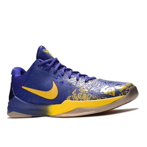 Zoom Kobe 5 Rings purple yellow