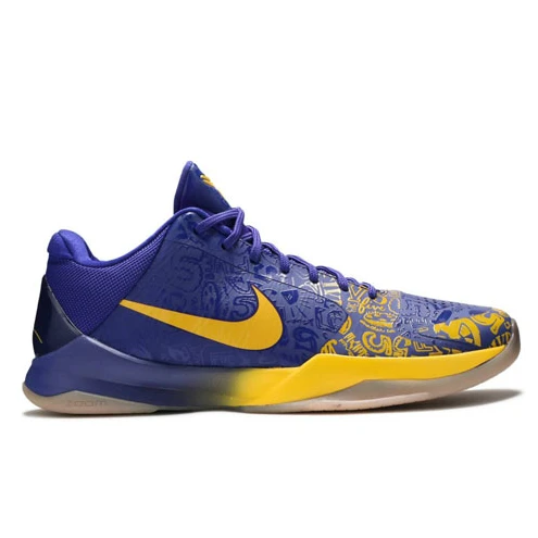 Zoom Kobe 5 Rings purple yellow
