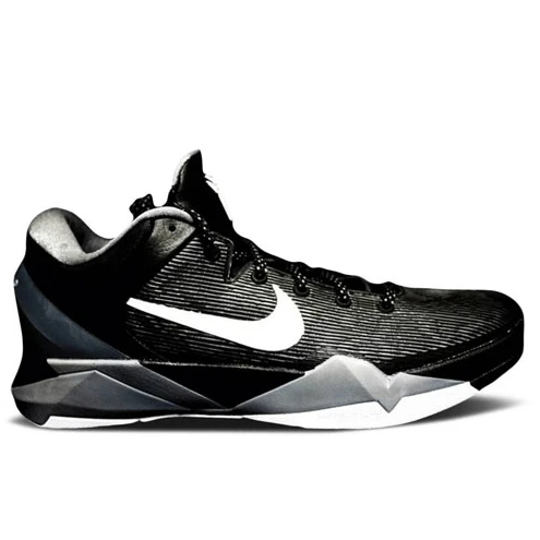 Zoom Kobe 7 System Black Wolf Grey