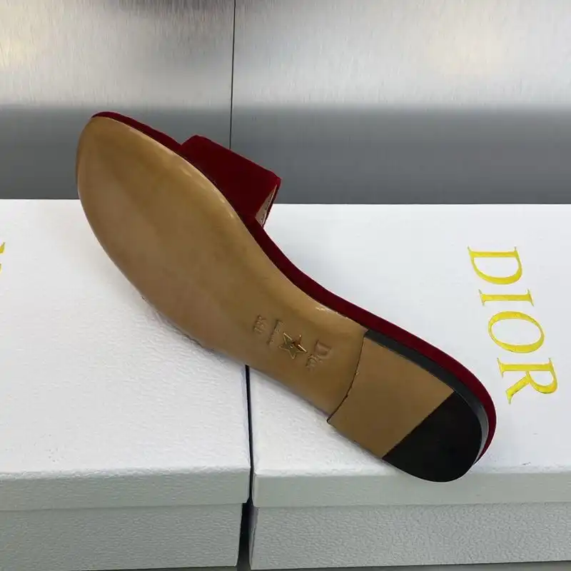 Affordable Hot C'est Dior Slides Women Velvet Red