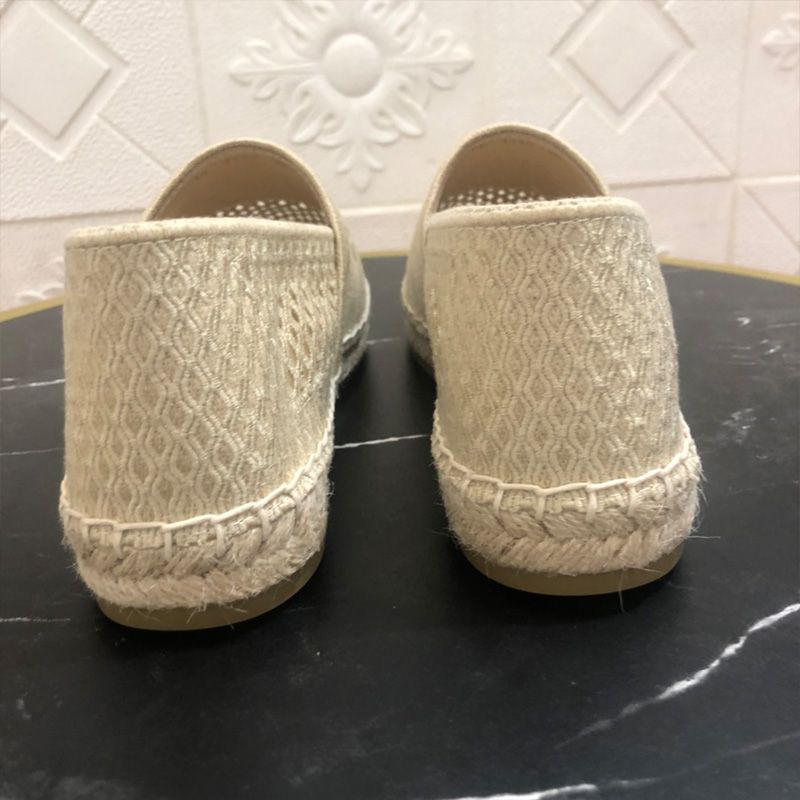 Christian Dior Granville Espadrilles Women Mesh Beige Hot Sale