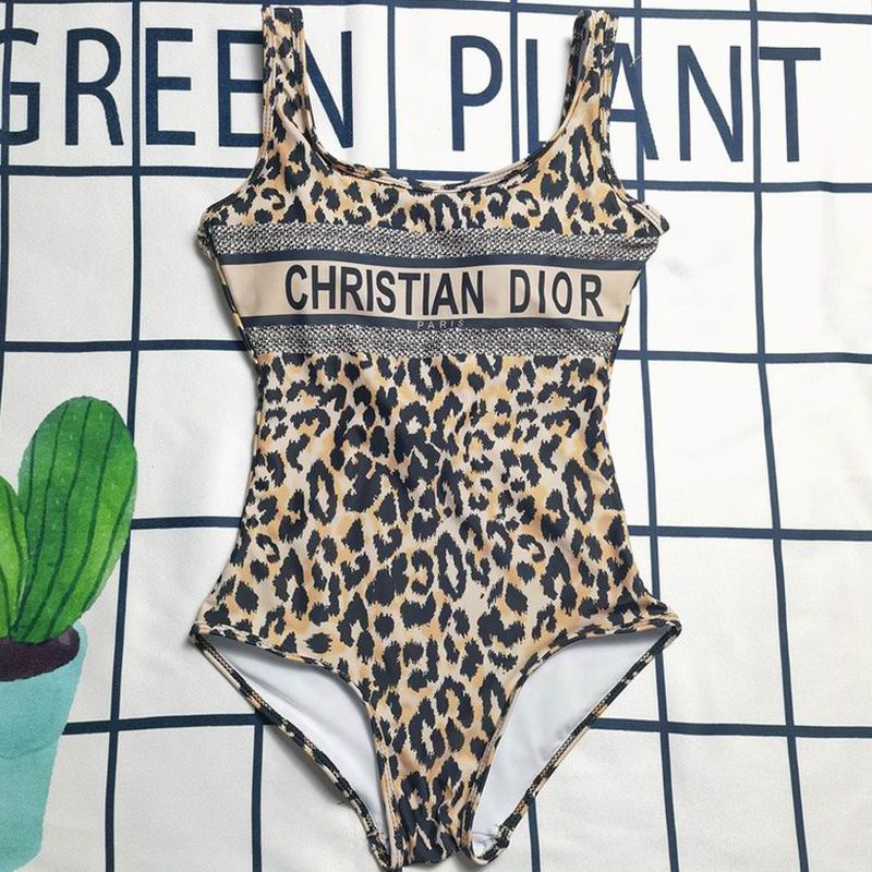 Why Everyone Is Talking About Christian Dior Swimsuit Women Mizza Motif Lycra Beige Hot Sale Right Now