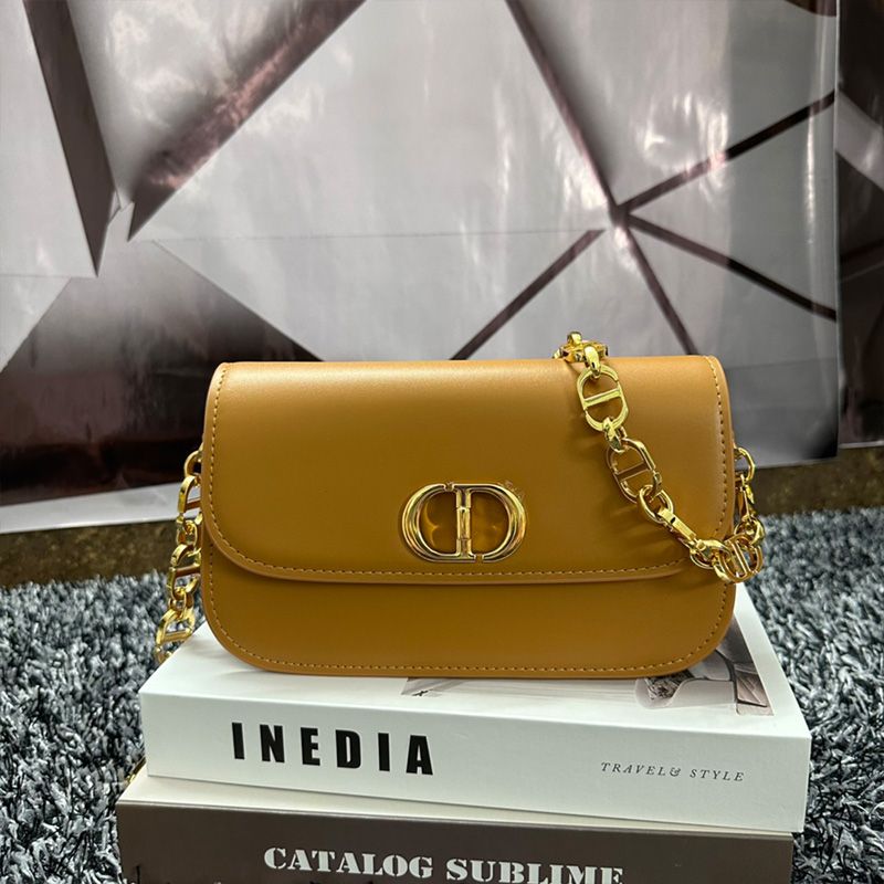 Dior 30 Montaigne Avenue Bag Box Calfskin Brown Hot Sale