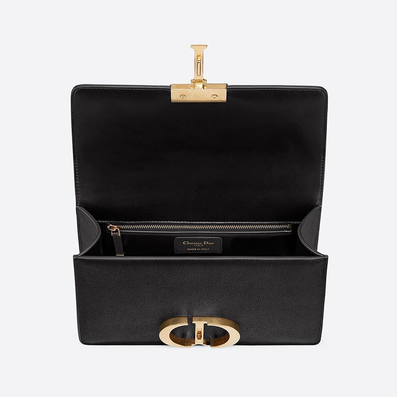 Hot Dior 30 Montaigne Bag Grained Calfskin Black