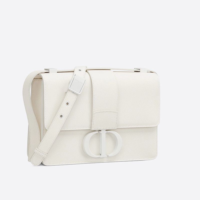 Dior 30 Montaigne Bag Ultramatte Grained Calfskin White Hot Sale