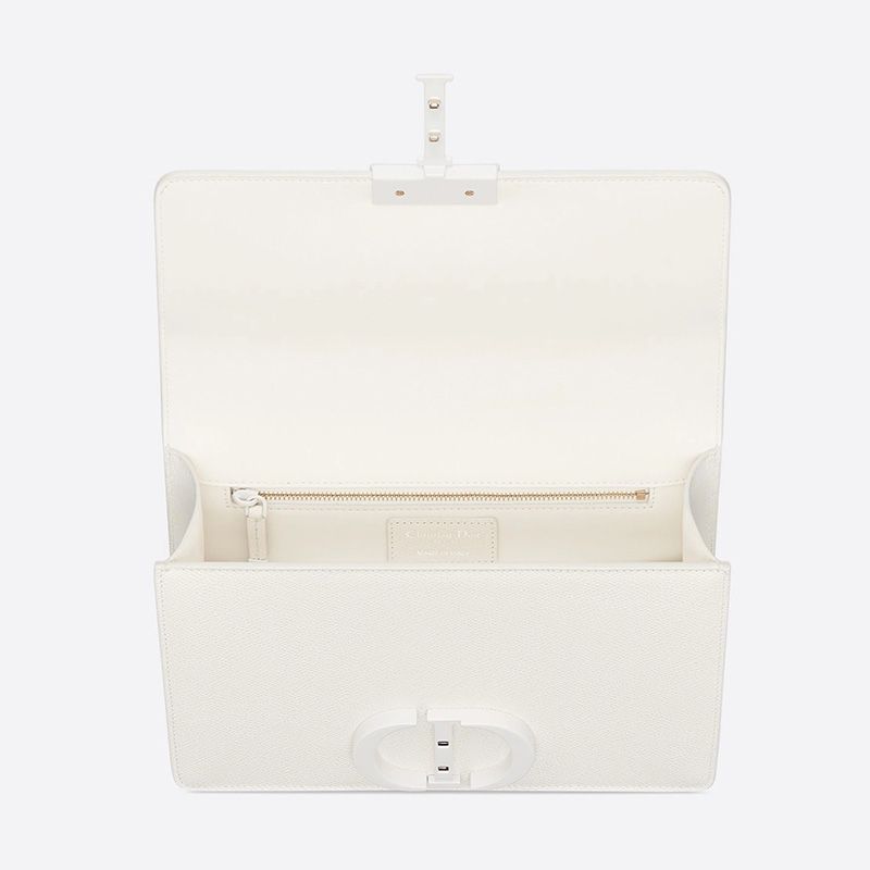 Dior 30 Montaigne Bag Ultramatte Grained Calfskin White Hot Sale