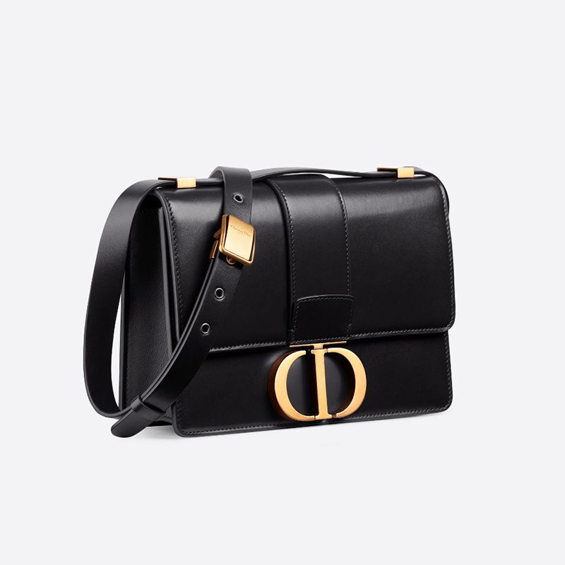 Dior 30 Montaigne Bag Box Calfskin Black Hot Sale