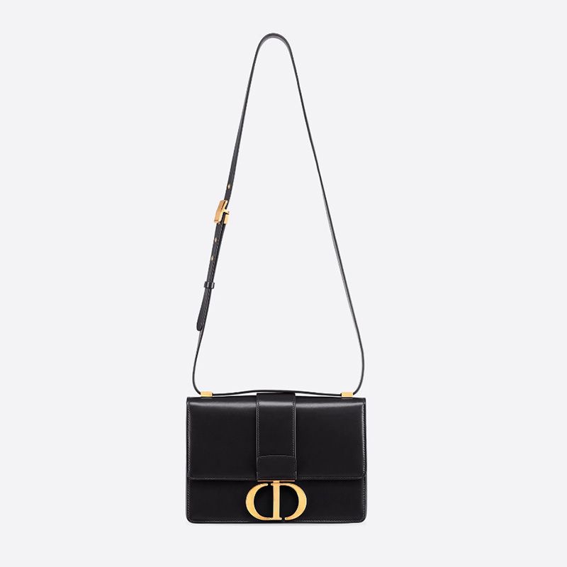 Dior 30 Montaigne Bag Box Calfskin Black Hot Sale