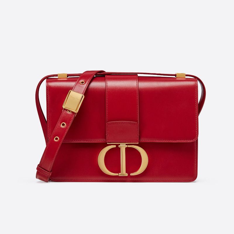 Dior 30 Montaigne Bag Box Calfskin Red Hot Sale