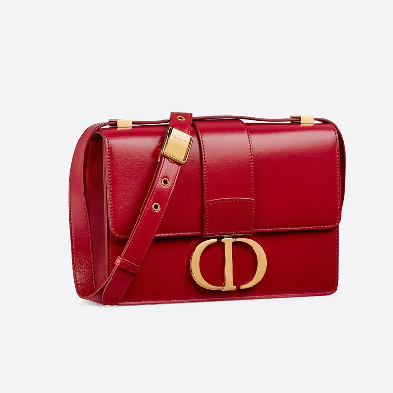 Dior 30 Montaigne Bag Box Calfskin Red Hot Sale