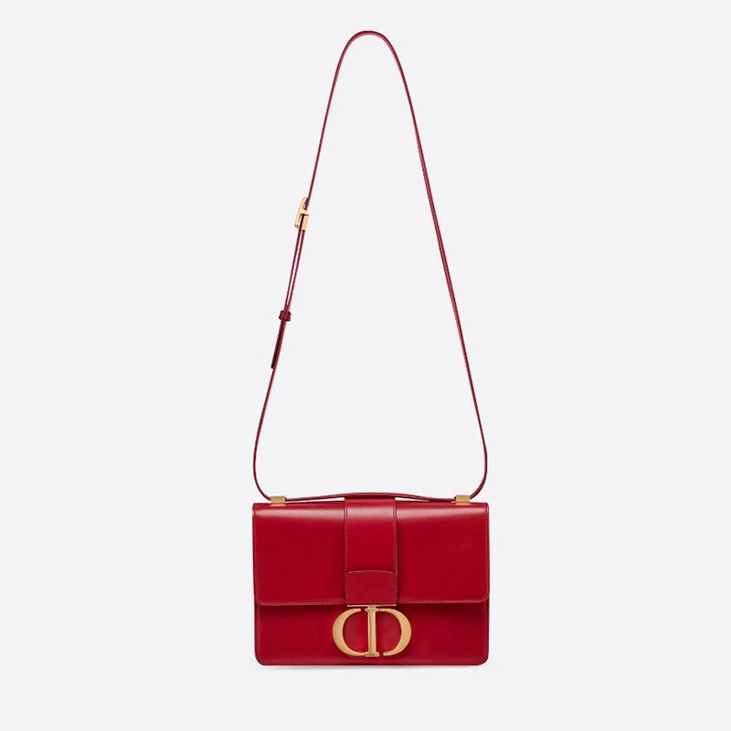 Dior 30 Montaigne Bag Box Calfskin Red Hot Sale