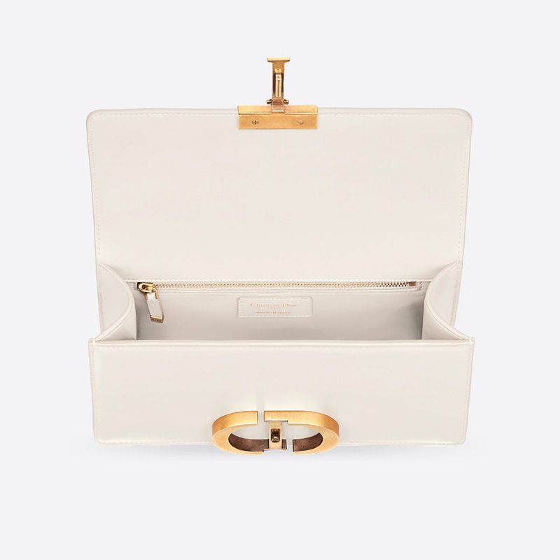 Dior 30 Montaigne Bag Box Calfskin White