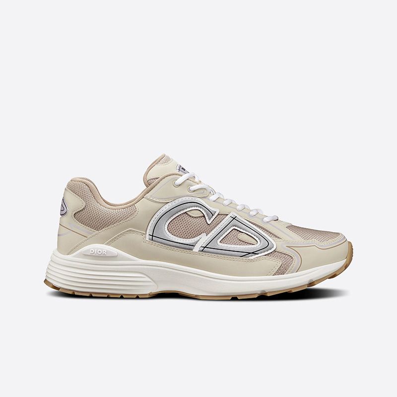 Hot Dior B30 Sneakers Unisex Mesh and Technical Fabric Beige