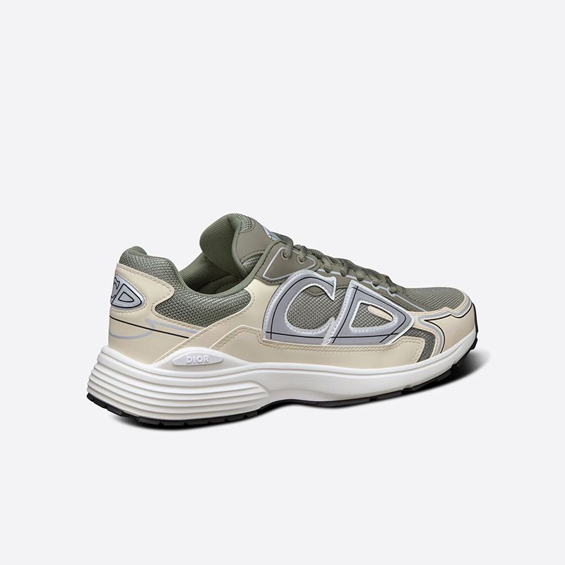 Hot Dior B30 Sneakers Unisex Mesh and Technical Fabric Olive