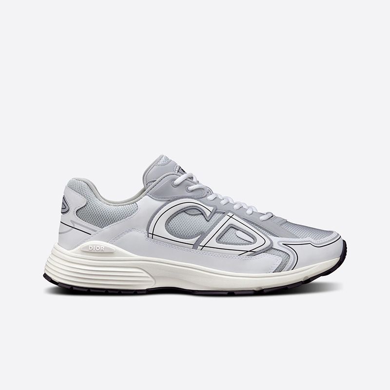 Hot Dior B30 Sneakers Unisex Mesh and Technical Fabric White