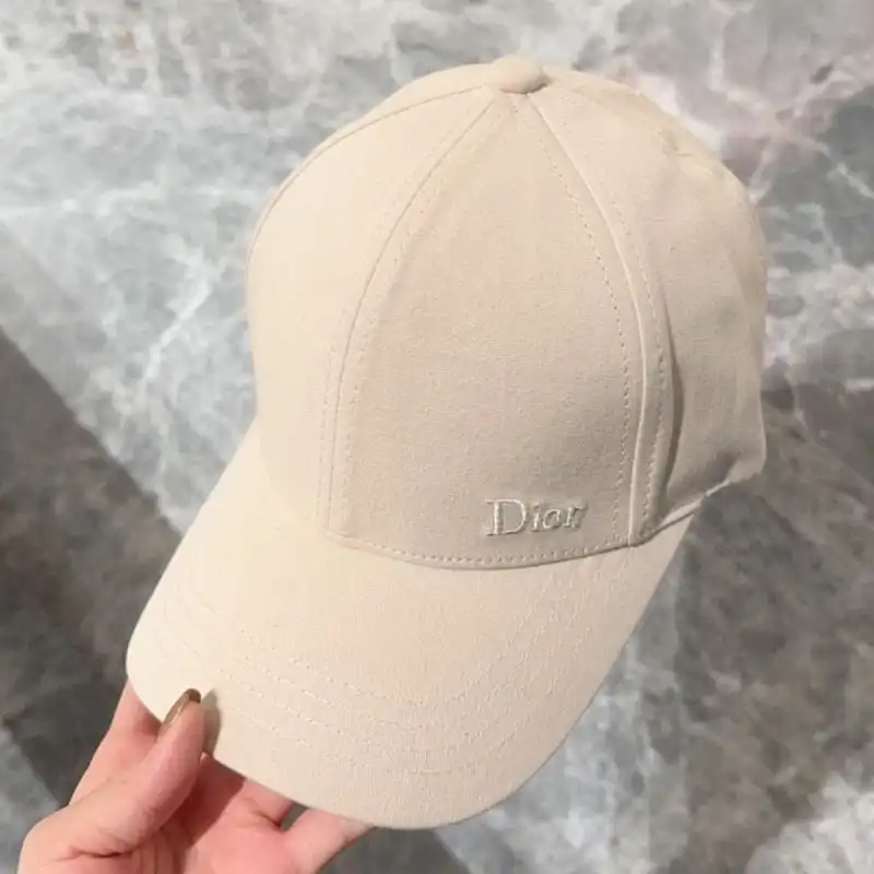 Hot Dior Baseball Cap Dior Oblique Motif Cotton Beige