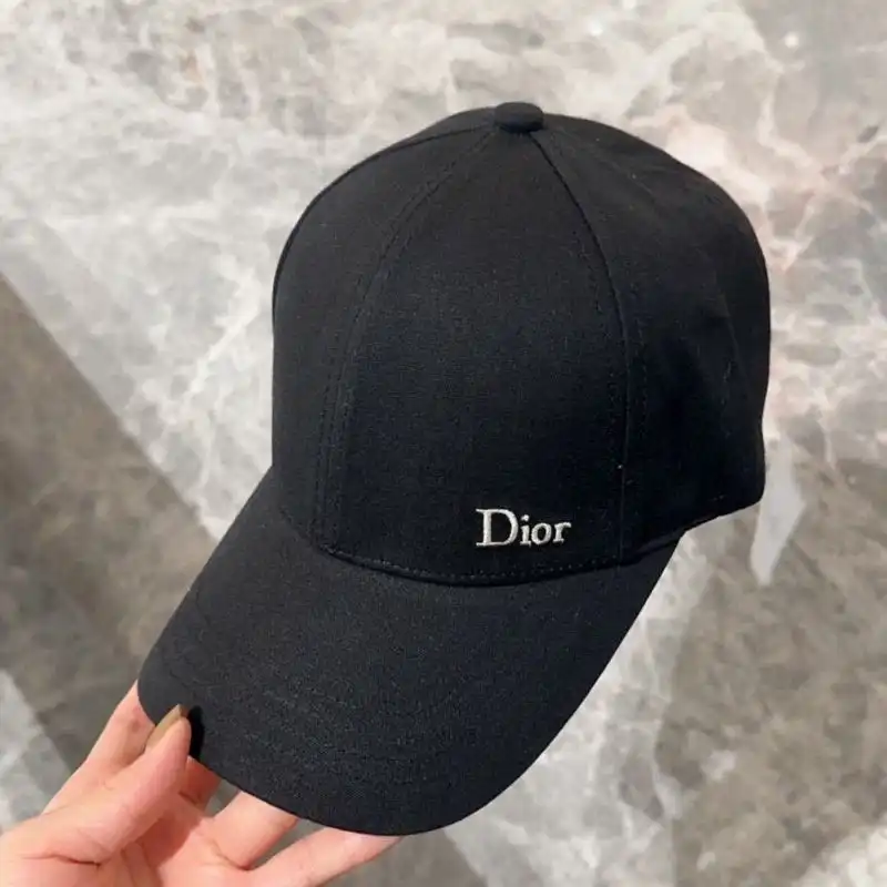 Hot Dior Baseball Cap Dior Oblique Motif Cotton Black