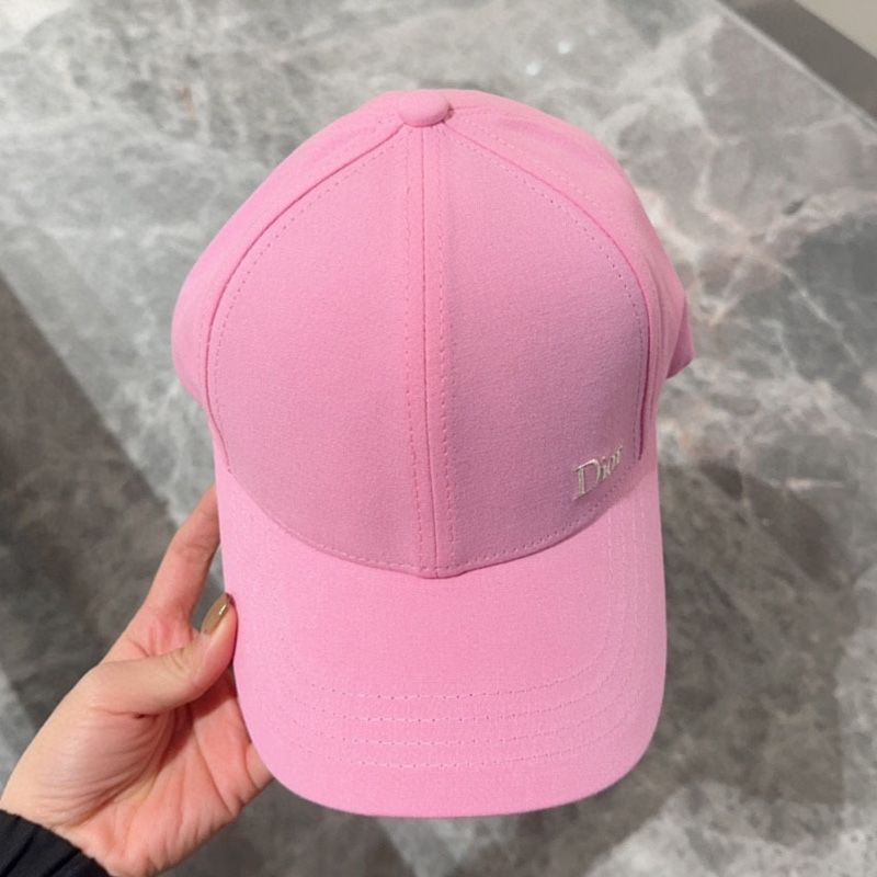 Dior Baseball Cap Dior Oblique Motif Cotton Pink Hot Sale