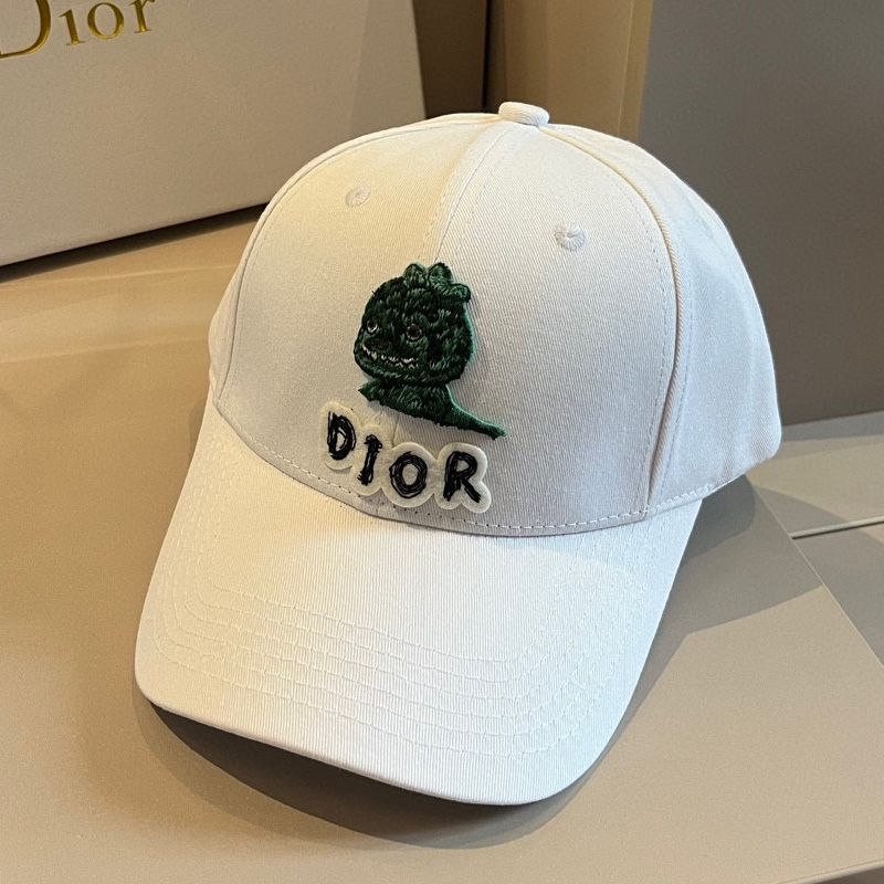 Hot Dior Baseball Cap Dior & Otani Workshop Motif Cotton White