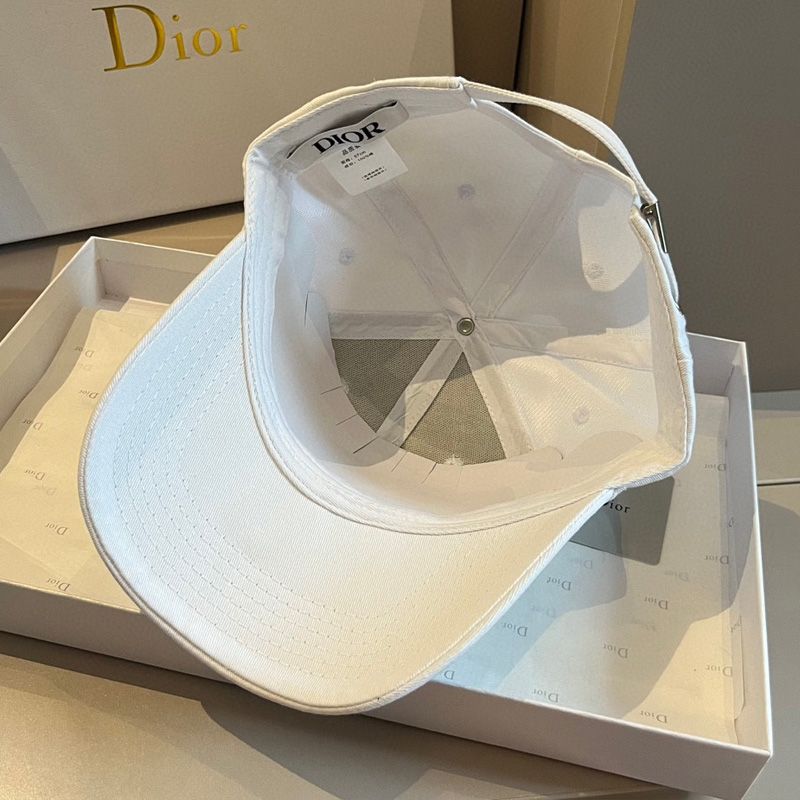 Dior Baseball Cap Dior & Otani Workshop Motif Cotton White Hot Sale