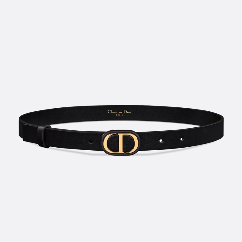 Dior Bobby Belt 20MM Smooth Calfskin Black Hot Sale