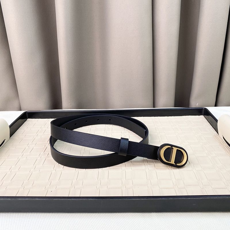 Hot Dior Bobby Belt 20MM Smooth Calfskin Black