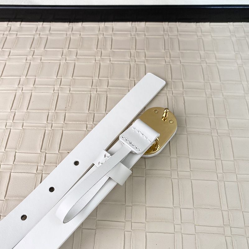 Dior Bobby Belt 20MM Smooth Calfskin White Hot Sale