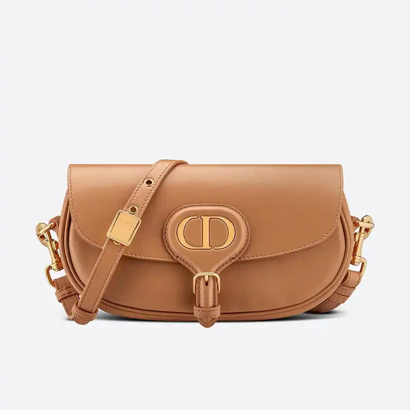 Dior Bobby East-West Bag Box Calfskin Brown Luxury