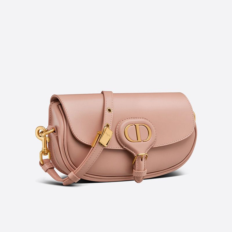 Hot Dior Bobby East-West Bag Box Calfskin Pink