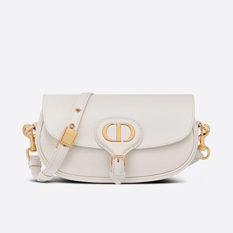 Dior Bobby East-West Bag Box Calfskin White Hot Sale