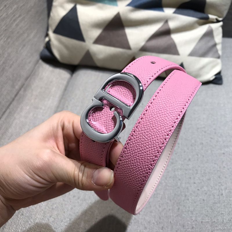 Dior CD Belt Calfskin Pink