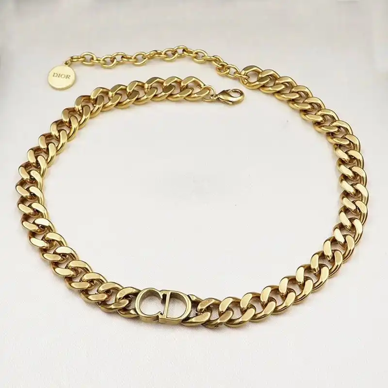 Dior CD Chain Choker Gold Hot Sale