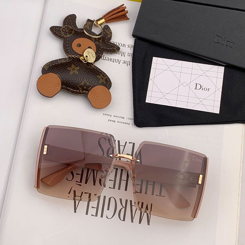 Dior CD1000 Square Sunglasses In Pink Hot Sale