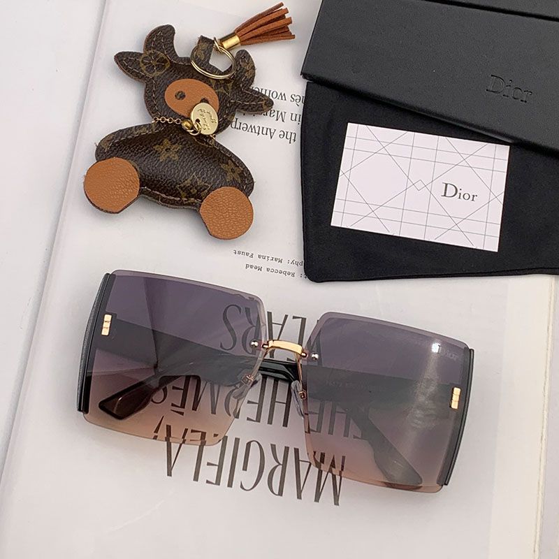 Dior CD1000 Square Sunglasses In Purple Hot Sale