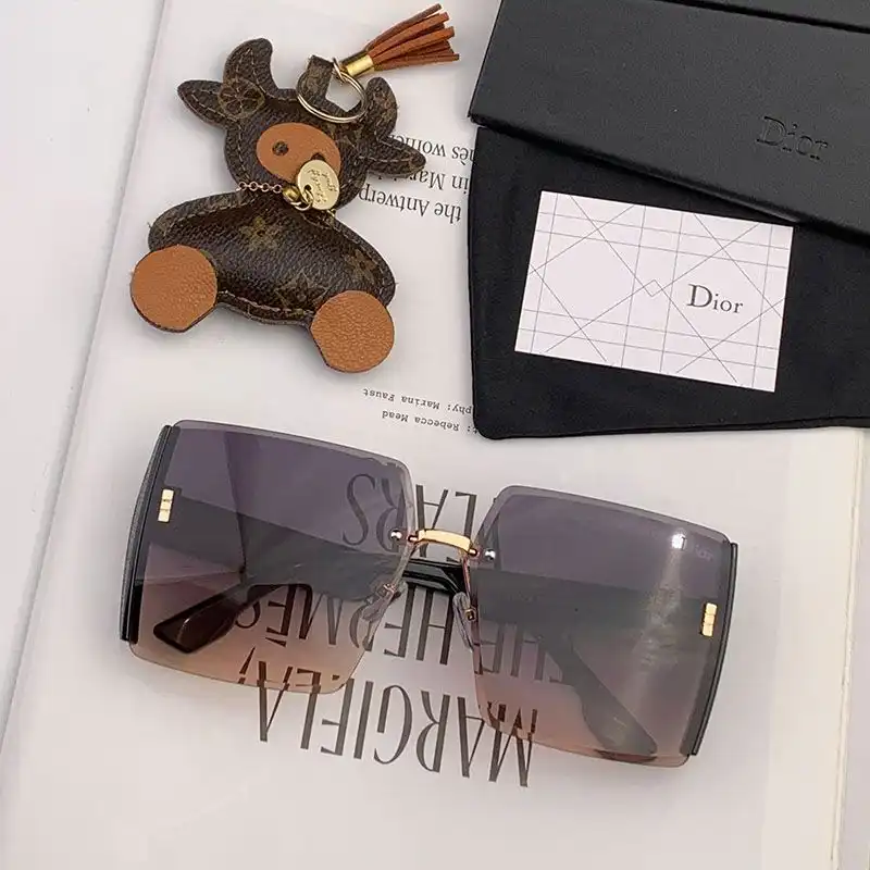 Hot Dior CD1000 Square Sunglasses In Purple