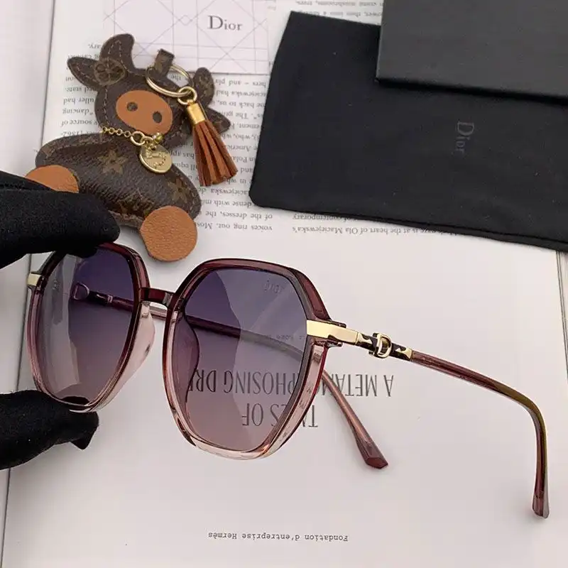 Affordable Hot Dior CD1032 Round Sunglasses In Burgundy