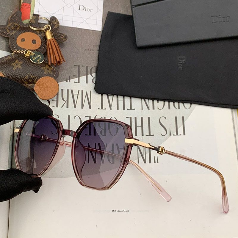 Dior CD3542 Square Sunglasses In Burgundy Hot Sale