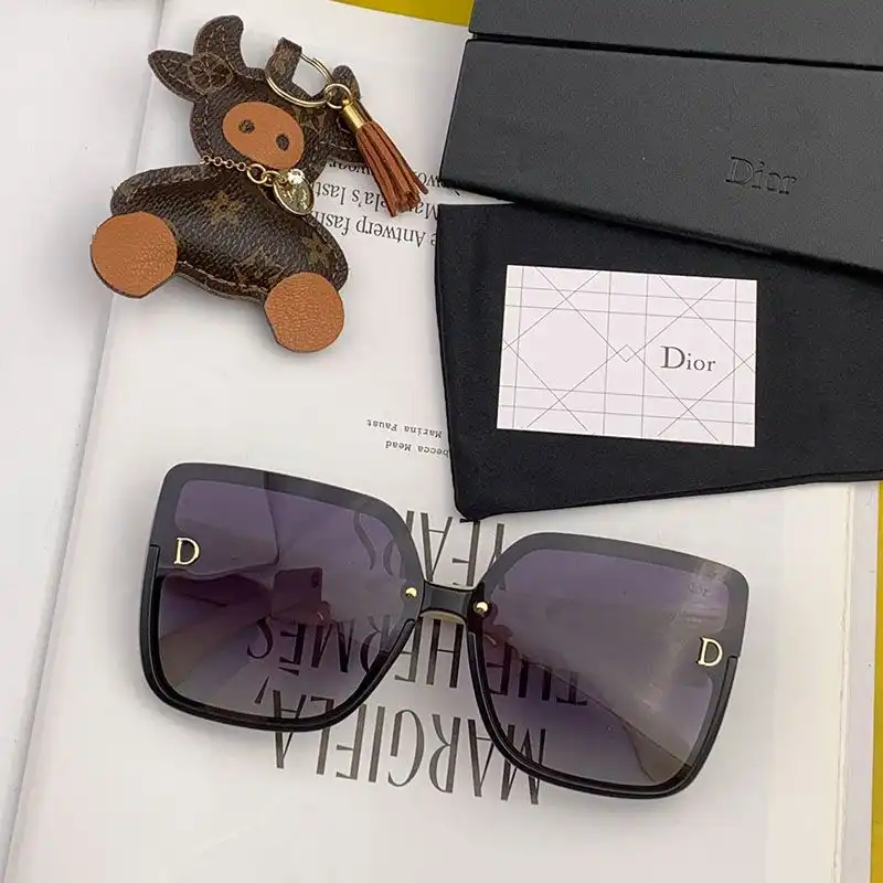 Hot Dior CD8395 Square Sunglasses In Purple