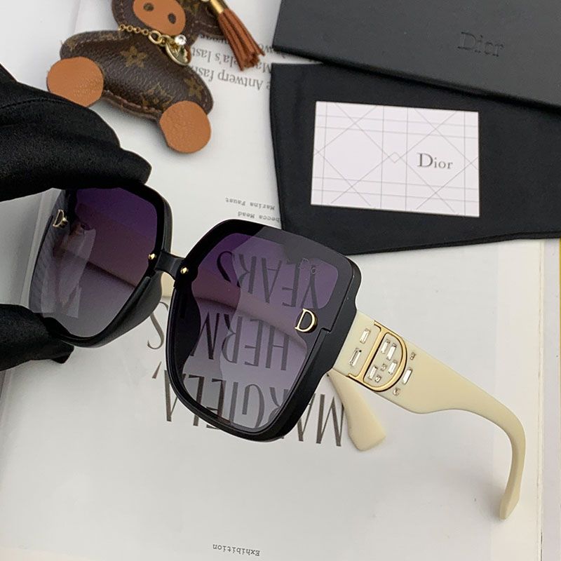 Dior CD8395 Square Sunglasses In Purple Hot Sale