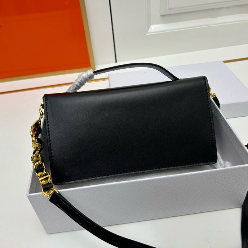 Mini Dior CD Signature Bag Calfskin Black