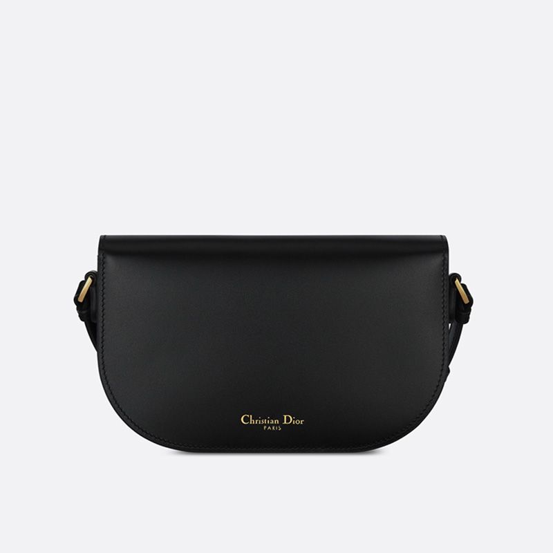 Mini Dior CD Signature Messenger Box Calfskin Black Hot Sale