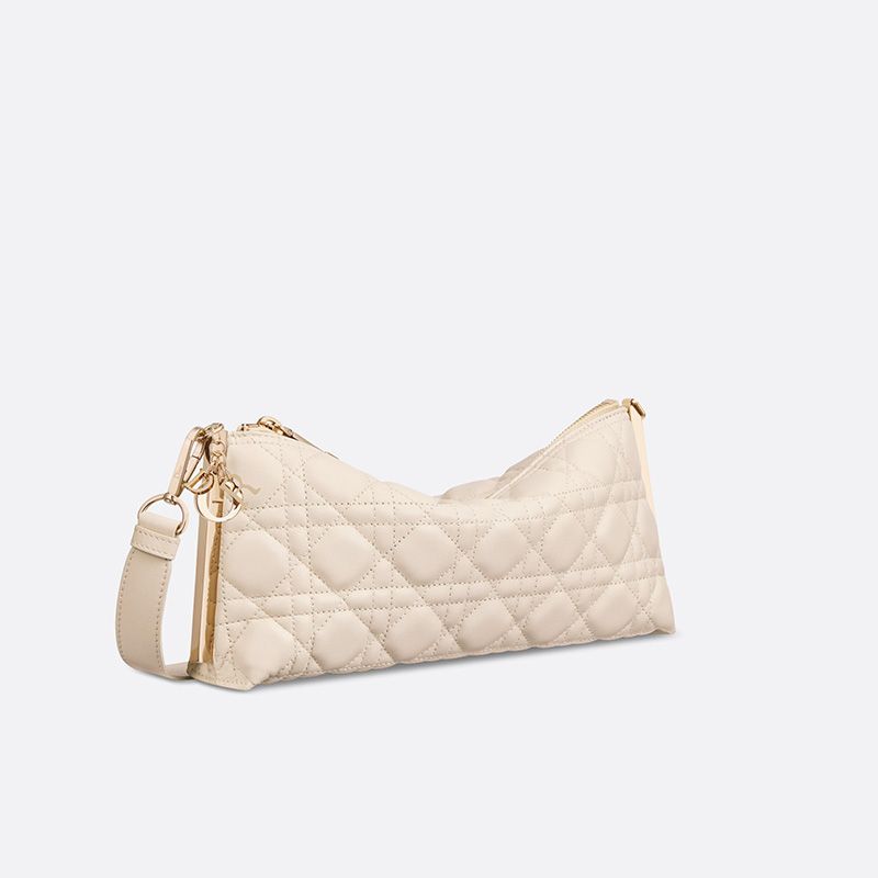 Dior Club Bag Cannage Lambskin Beige Hot Sale