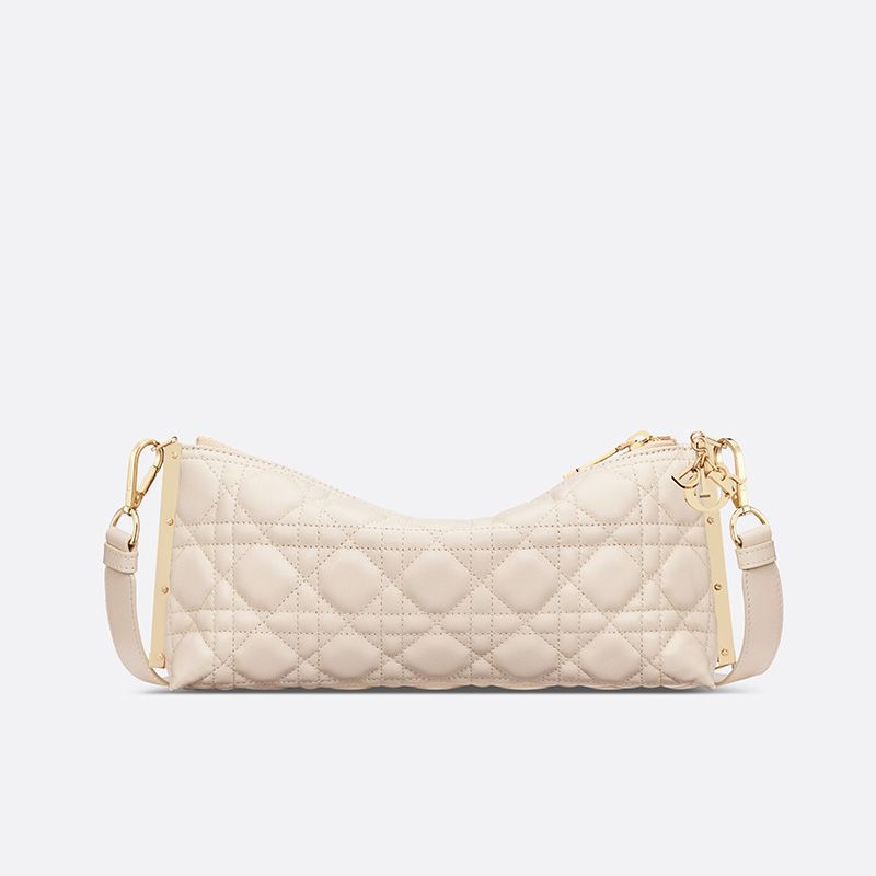 Dior Club Bag Cannage Lambskin Beige Hot Sale