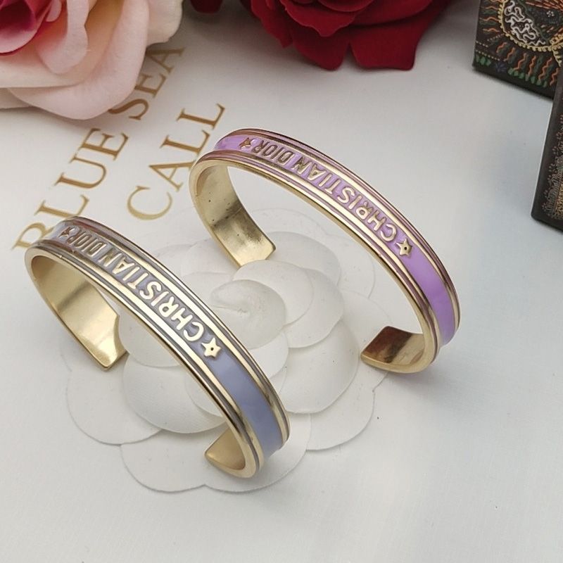 Dior Code Bangle Metal and Lacquer Gold