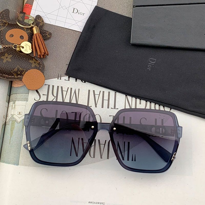 Dior D2122 Square Sunglasses In Blue Hot Sale